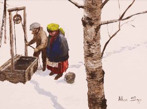 Allen Sapp: GETTING WATER FOR HIS MOTHER