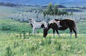 Rick Berg: HORSES GRAZING