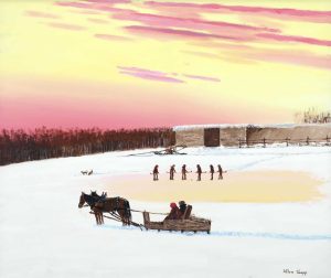 Allen Sapp: WATCHING THE KIDS PLAY HOCKEY