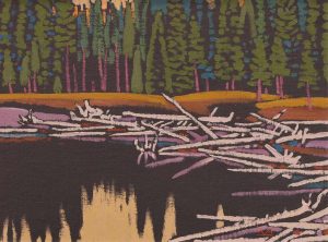 Illingworth Holey (Buck) Kerr: DRIFTWOOD, KANANASKIS RIVER