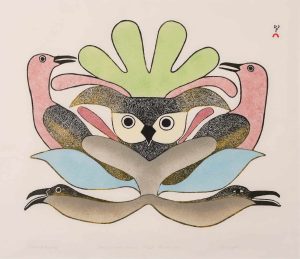 Kenojuak Ashevak: OWL AND FRIENDS