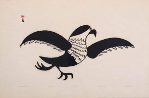 Napachie Pootoogook: RUNNING GULL