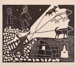 Janet Nipi Iquutaq: TRYING TO STOP THE DOGS