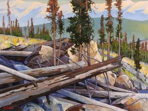 Graeme Shaw: ROCKIES SLOPE VIEW_x000D_