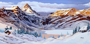Wendy J. Bradley: _x000D_ASSINIBOINE, WINTRY MORNING_x000D_