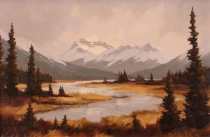 Karl E. Wood: MT. SASKATCHEWAN (JASPER NAT’L PARK)
