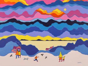 Ted Harrison: A DAY IN THE VILLAGE