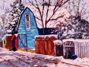 Karin Richter: SNOWY BACKLANE