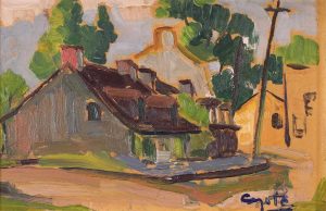 Leo Ayotte: HOUSE WITH TREES
