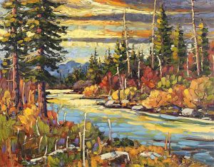 Rod Charlesworth: GOLDEN DUSK, NEAR CARMI