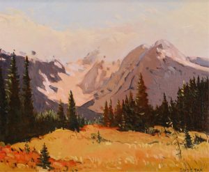 Peter Shostak: ALPINE MEADOW NEAR PARKER RIDGE