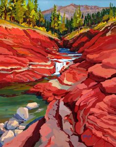 Wendy J. Bradley: RED ROCK CANYON, AFTER RAIN