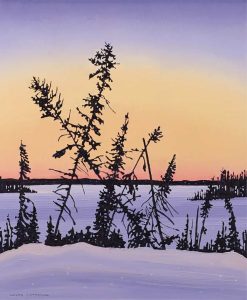 Leyda Campbell: SUNSET & SPRUCE, OSPWAGAN LK.
