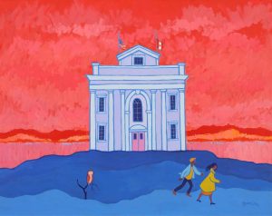 Ted Harrison: THE DAY OF THE OWL (SEPTEMBER 11th, 2001)