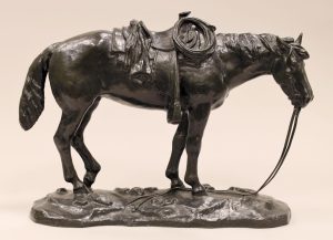 Charles A. (Charlie) Beil: SADDLED HORSE