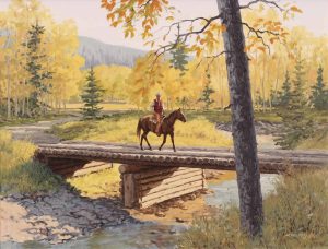 Richard Audley Freeman: LOG BRIDGE