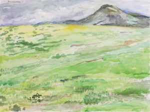 Rebecca Perehudoff: SUMMER LANDSCAPE WITH DISTANT HILLS