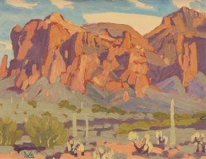 Illingworth Holey (Buck) Kerr: SUPERSTITION MOUNTAIN, WEST FACE (APACHE JUNCTION, ARIZ.)