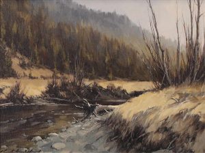 Karl E. Wood: SALMON RIVER SPRING, FALKLAND B.C.