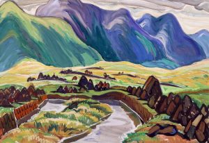 Doris Jean McCarthy: PEAT BOGS, CONNEMARA HILLS