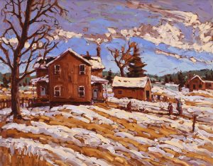 Rod Charlesworth: JANUARY BLUE, CALEDON HILLS, ONT.