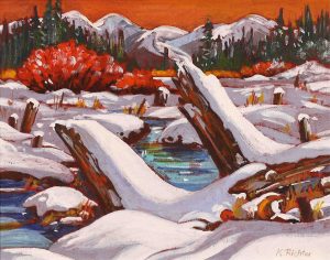 Karin Richter: VERMILION LAKES VIEW