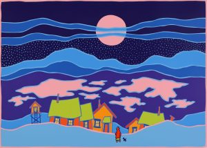 Ted Harrison: SNOW MOON