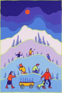 Ted Harrison: TREE PLANTING
