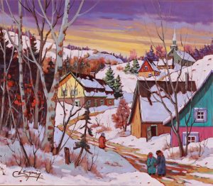 Claude Langevin: AVEC LA VOISINE