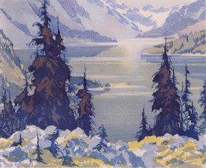 Barbara Harvey Leighton: MORAINE LAKE