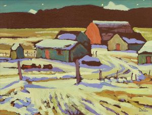 Illingworth Holey (Buck) Kerr: MILLARVILLE RANCH, NIGHT
