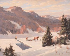 Jon Eric Benson Riordon: ICE CUTTERS N.W. OF STE. ADELE
