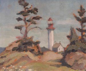 Naomi Jackson Groves: THE LIGHT HOUSE, METIS BEACH, QUEBEC