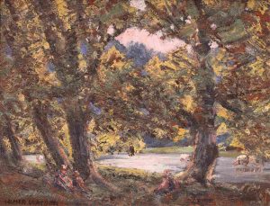 Homer Ransford Watson: SPEED RIVER THROUGH THE TREES