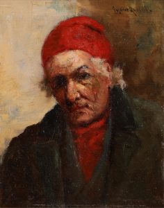 George Horne Russell: HABITANT IN A RED TUQUE