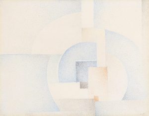 Lionel LeMoine Fitzgerald: UNTITLED, ABSTRACT COMPOSITION