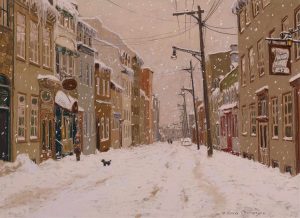 Horace Champagne: RESTAURANT ST-AMOUR (RUE ST-URSULES, P. QUEBEC)