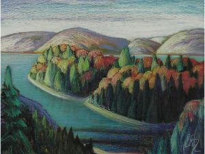 James Edward Hergel: ABOVE THE MONTREAL RIVER, FALL