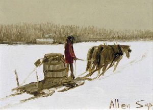 Allen Sapp: HAULING A BARREL