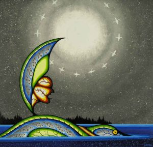James Jacko: NUNABUSH EXPERIENCING A DREAM OF BEING AN ISLAND FOR THE LOON