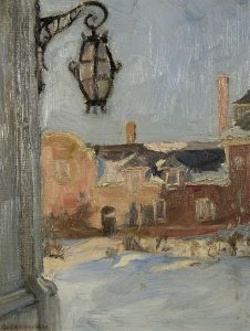 Cyril Henry Barraud: WINTER COURTYARD