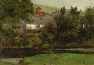 Gertrude Eleanor Spurr Cutts: BY THE CONWAY RIVER, N. WALES
