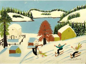 Maud Lewis: SKIERS