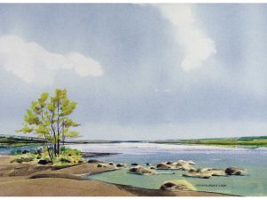 Robert Newton Hurley: AUTUMN ON THE RIVERBANK