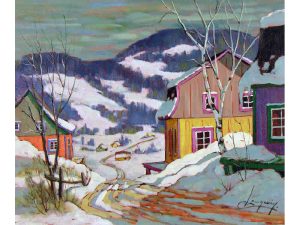 Claude Langevin: COUNTRYSIDE IN WINTER
