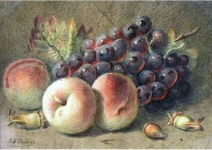 Agnes L. Holding: STILL LIFE WITH FRUIT