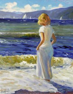 Ron Hedrick: WADING IN THE SURF