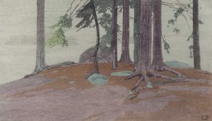 Walter Joseph Phillips: RAIN, LAKE OF THE WOODS