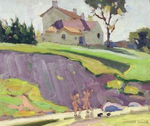 Dewitt Drake: HOUSES BY A RAVINE