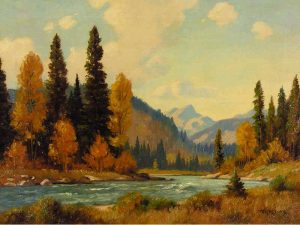 Roland Gissing: AUTUMN IN THE FOOTHILLS (GHOST RIVER)